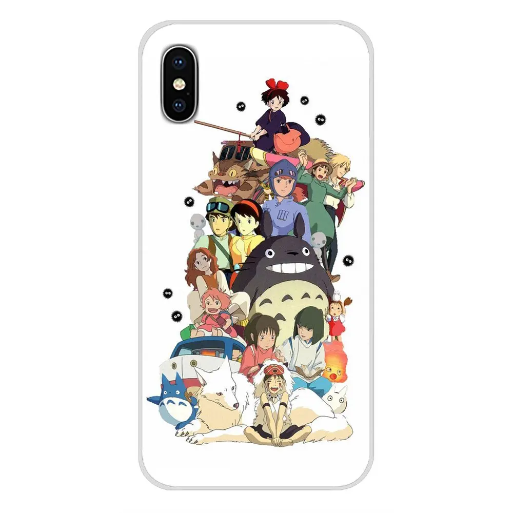 For Huawei G7 G8 P7 P8 P9 P10 P20 P30 Lite Mini Pro P Smart Plus 2017 2018 2019 kawaii ghibli doodle Soft Transparent Case Cover | Мобильные