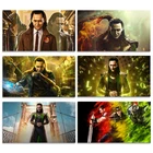 Постер Loki, новый постер из сериала Marvel, том Хиддлстон, первый постер, Картина на холсте, HD-печать, украшение стены, 2021