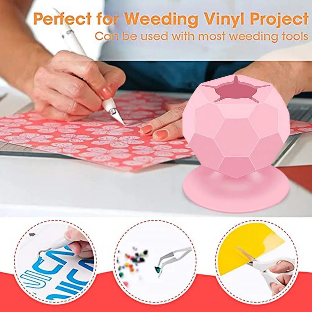 

Durable Silicone Weeding Scrap Waste Collector Storage Box with Suction Cup