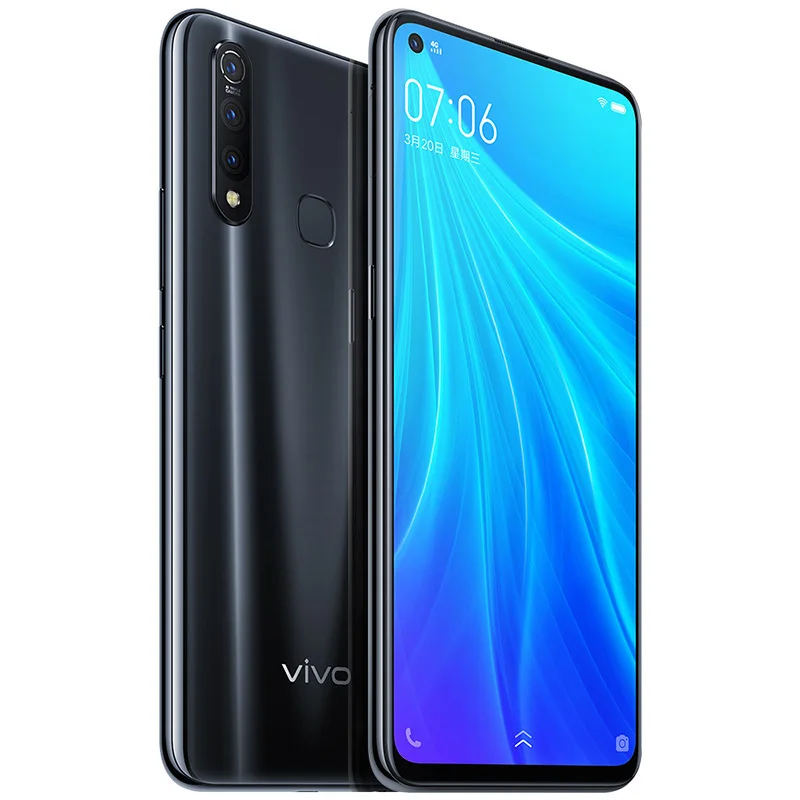 Мобильный телефон Vivo Z5X 4G LTE Snapdragon 710 Android 9,0 6,5" 2340X1080 8 ГБ ОЗУ 128 Гб ПЗУ 16.0MP отпечаток пальца 5000 мАч