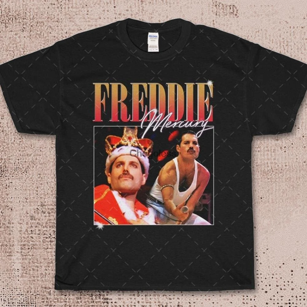 

Vintage FREDDIE MERCURY Rap Hip Hop 90s Retro Christmas T Shirt