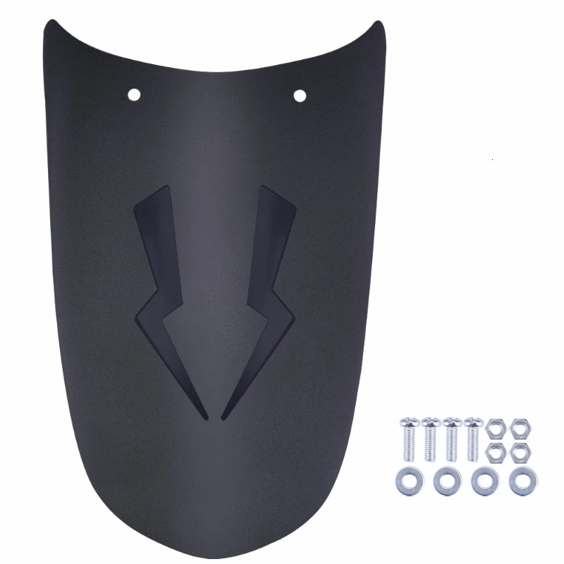 Черный Защитный чехол для крыла мотоцикла расширитель переднего колеса