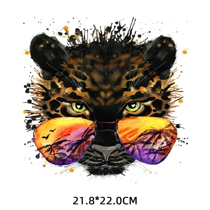 

Cat Patches Iron on Transfers for Clothing Kids T Shirt DIY Vinyl Heat Transfer Thermo Stickers on Clothes Appliques Parches R