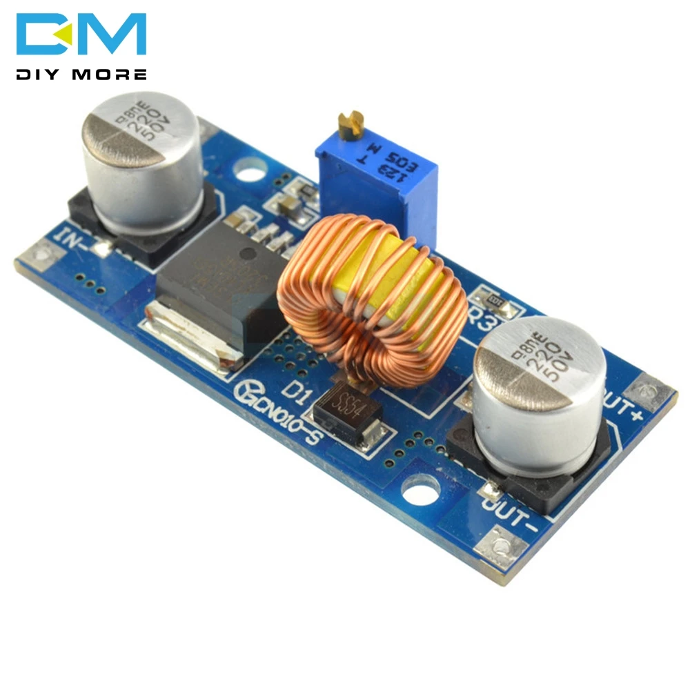 5A DC понижающий Регулируемый Модуль питания литиевое зарядное устройство XL4015 4 ~ 38