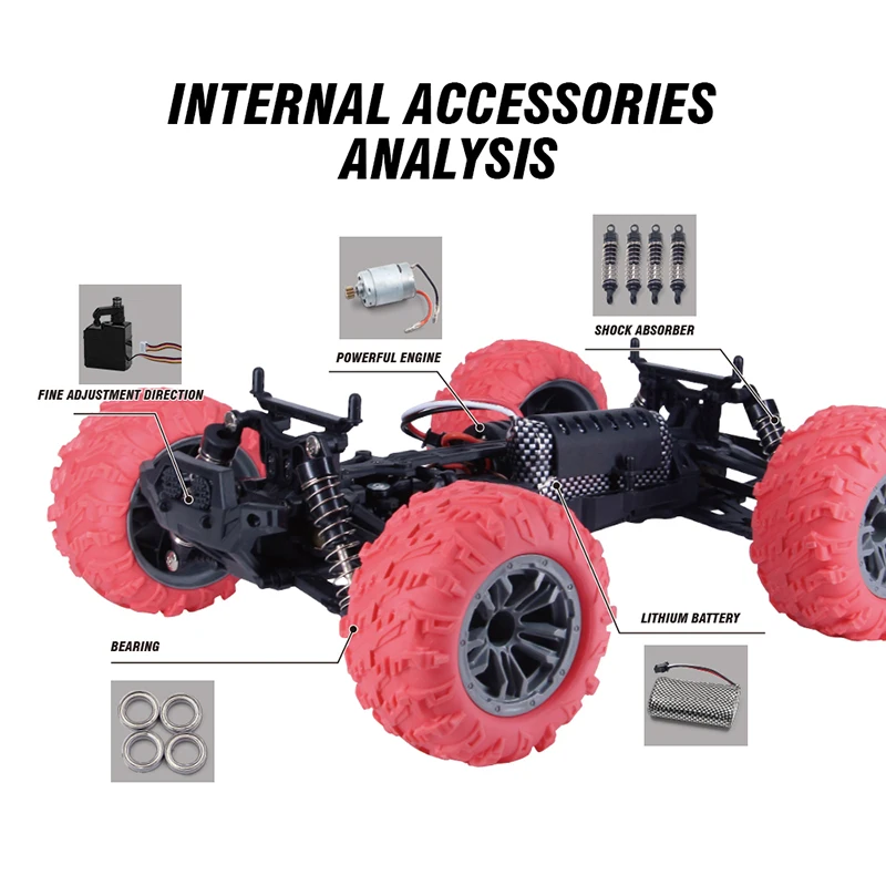 

2,4 Ghz RC скалолазания автомобиль дистанционного управления игрушки 1:14 высокая скорость для детей AN88
