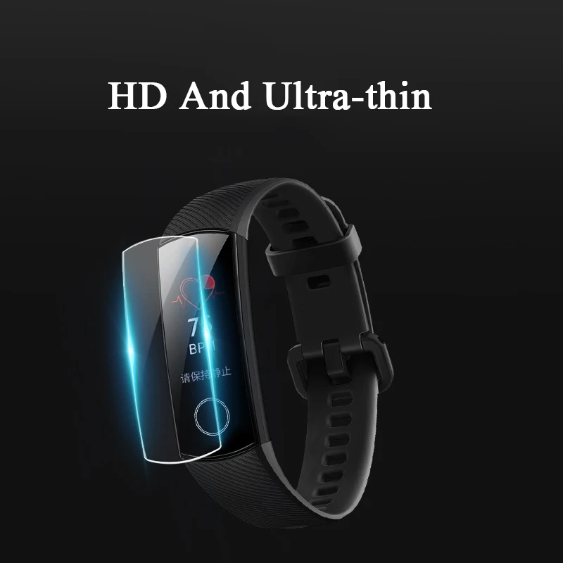 3 шт./партия, Полноэкранный протектор для huawei Honor Band 4 5, защитная пленка на Honor Band4, мягкая пленка, не закаленное стекло
