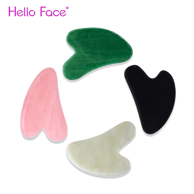 Натуральный камень искусственный инструмент скребок для гуаши розовый кварц