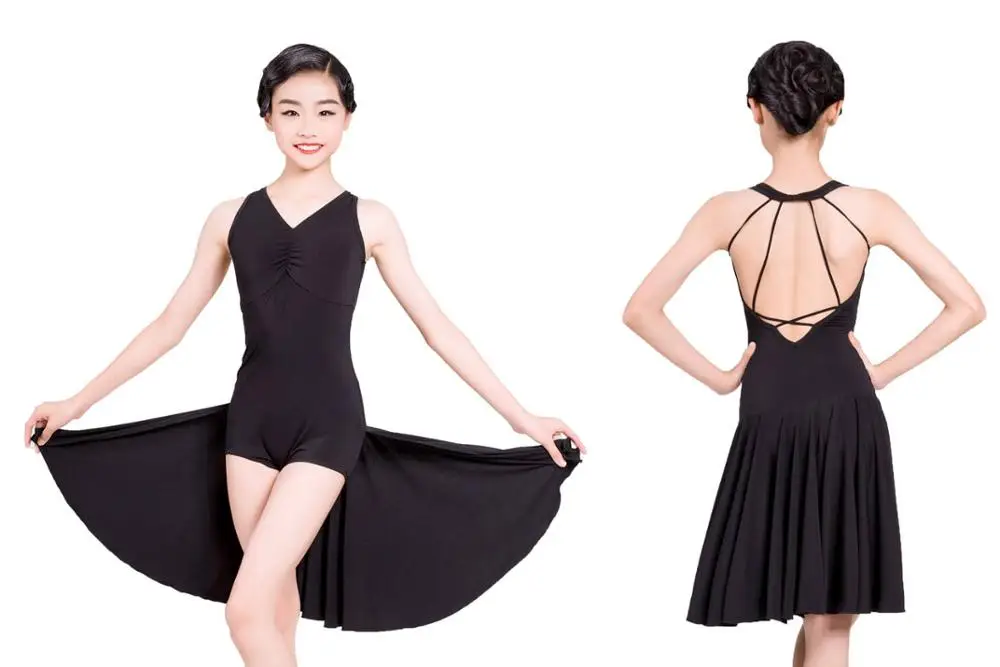 Детский профессиональный танцевальный костюм для латиноамериканских танцев GD3066