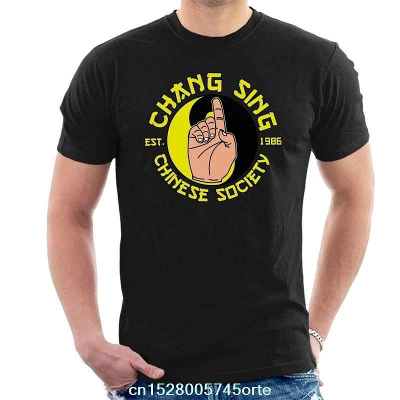 Забавная Мужская футболка с принтом camiseta Chang Sing Big Trouble In Little China 100% Хлопковая