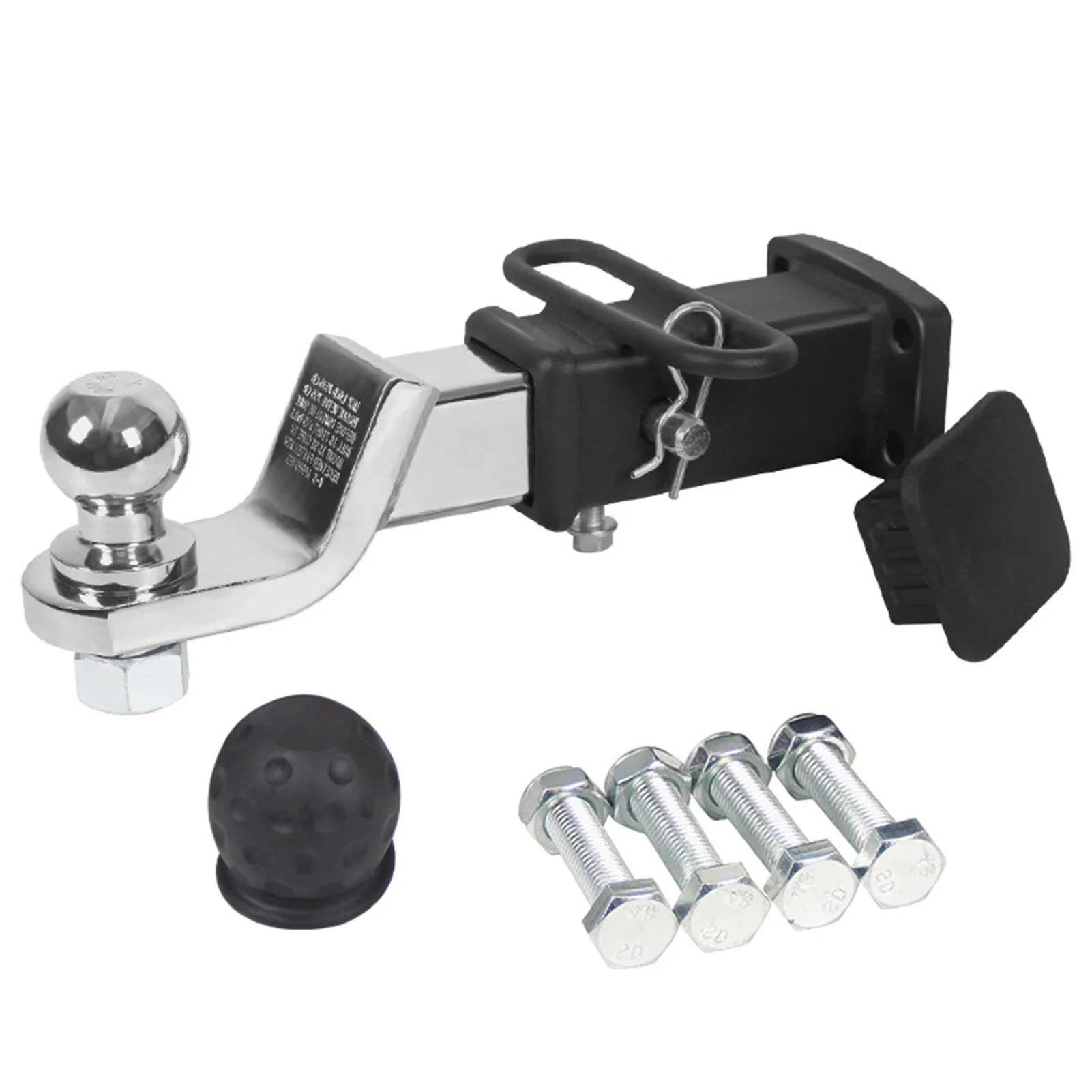 

6000 Pounds Adjustable Trailer Hitch Lock Pin Set With One Locking System 2 Keys For Class I/II/III/IV/V Tow Hitch Receivers