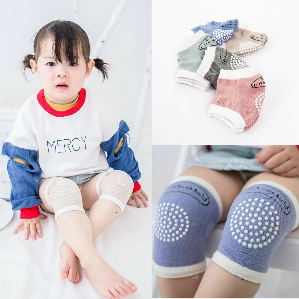 Baby Toddler Anti-Slip Knee Pads Cushion Infant Toddlers Leg Warmer Kneecap Support Protector Safety Accessories |