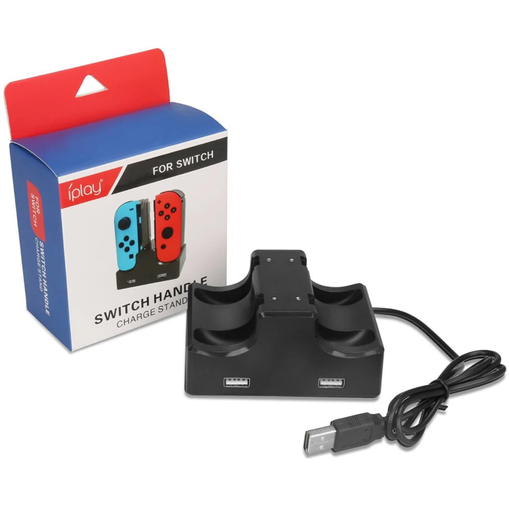 

Зарядная станция для Nintendo Switch 6 в 1, контроллеры Nintendo Switch Joy-Con и Pro