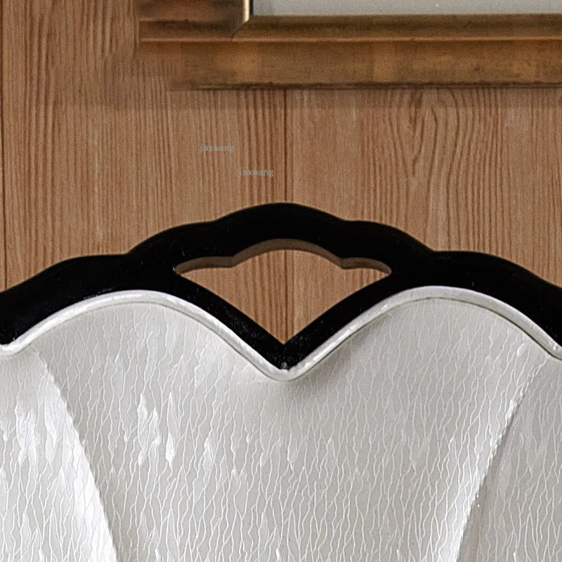 Европейские обеденные стулья из массива дерева современный минималистичный