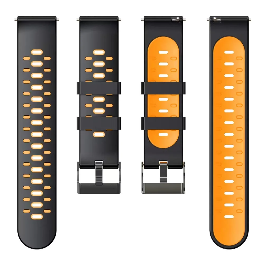 Ремешок силиконовый для смарт-часов Xiaomi Mi Watch Color 2 22 мм | Наручные часы