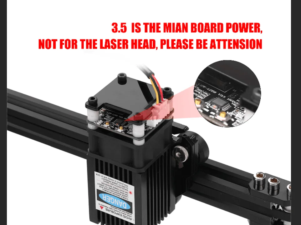 Лазерный гравер с ЧПУ 20 Вт лазерный гравировальный станок настольный