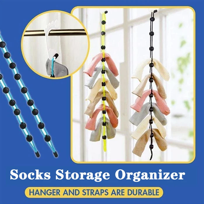 

Mintiml Genius Socks Partner Cloth Hanging Rope Home Storage Clothes Dryer Non-slip Drying Rack Clothesline Washing Line