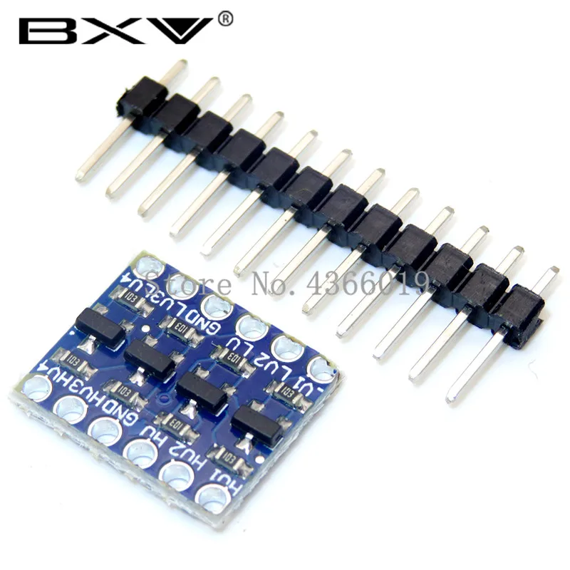 4 канальный преобразователь логического уровня IIC I2C двунаправленный модуль от 5 В