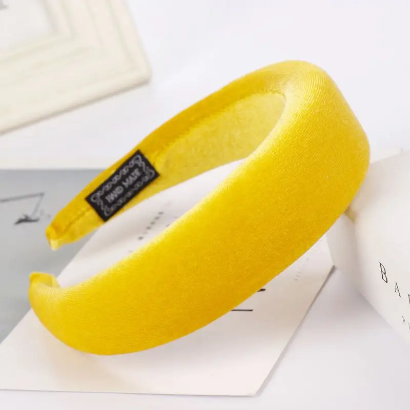 12 Цвет s M L для женщин мягкий широкий губка повязка на голову из блестящего