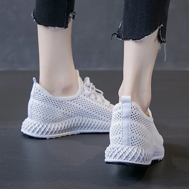 Tenis Feminino 2021 Summer Breathable Mesh Sneakers Woman Tennis Sports Shoes Comfortable Outdoor Walking Sneaker Tenis Shoe
