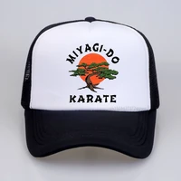 miyagi do jo baseball cap inspired by karate kid funny men hat boxing sports breathable mesh hat summer cool snapback hats