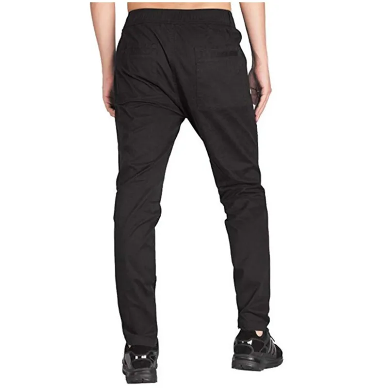 2019 прибытие брюки карго мужские карманы Твердые молнии джоггеры Homme повседневные
