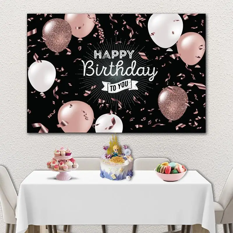 Романтические Красочные воздушные шары желания счастливого дня рождения для вас