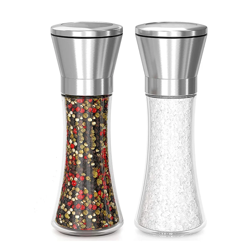 Новая мельница для соли и перца ручная из нержавеющей стали морской регулируемая