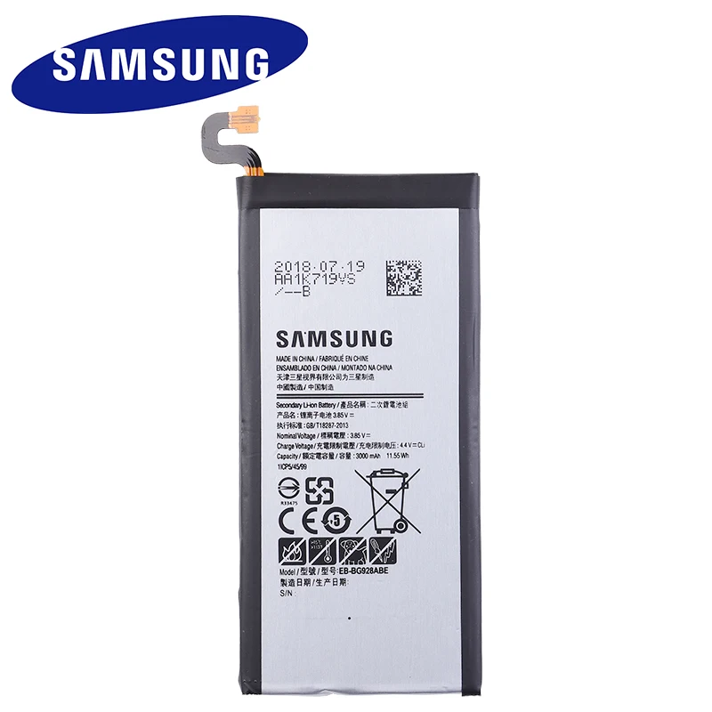 EB-BG928ABE 3000 мА/ч, Батарея для samsung Galaxy S6 Edge Plus SM-G9280 G928P G928F G928V G9280 G9287 плюс S6edge