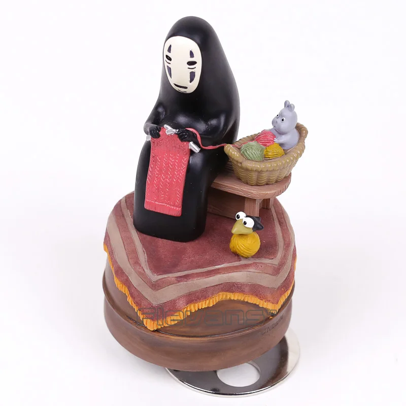 Аниме мультфильм Миядзаки Хаяо из мультфильма нет лица музыкальная шкатулка ПВХ