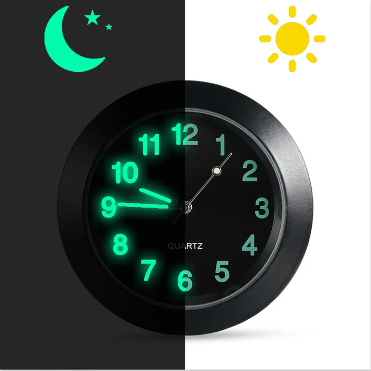 Автомобильные светящиеся Кварцевые часы на вентиляционное отверстие для Ford Focus