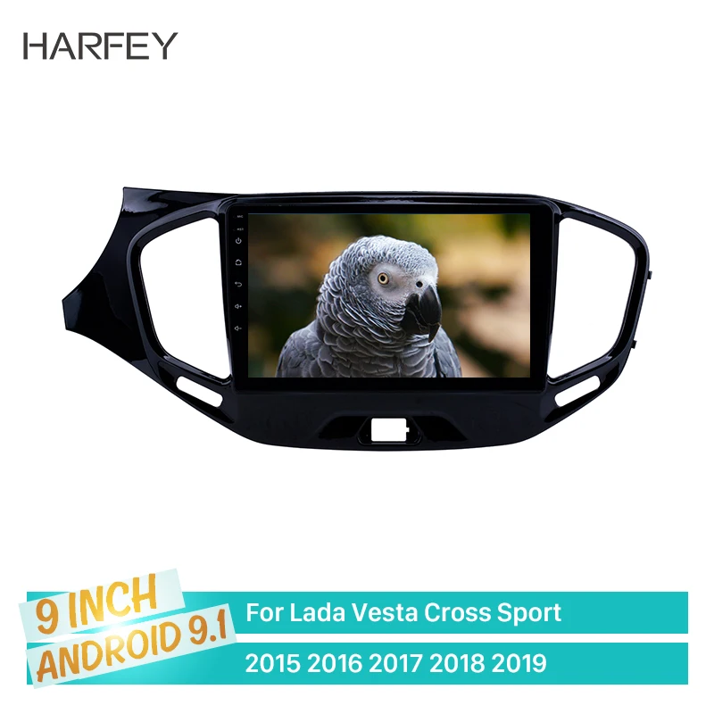 Harfey Android 9 1 автомобильный мультимедийный плеер Автомобильный gps радио дюймов для