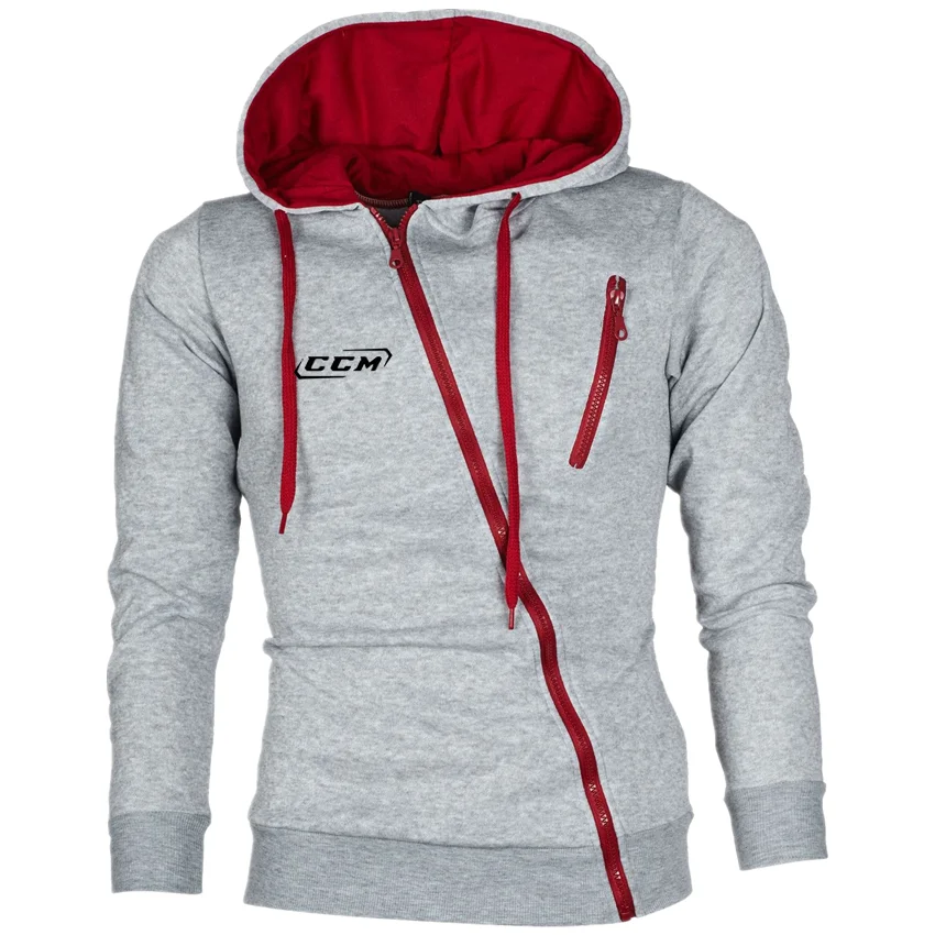 

2021 New Autumn CCM Mens Hoodie Sports Jacket Casual Zipper Sweatshirt Mens Sportswear Fashion Mens Loose Casual Sweatshirt AG+4