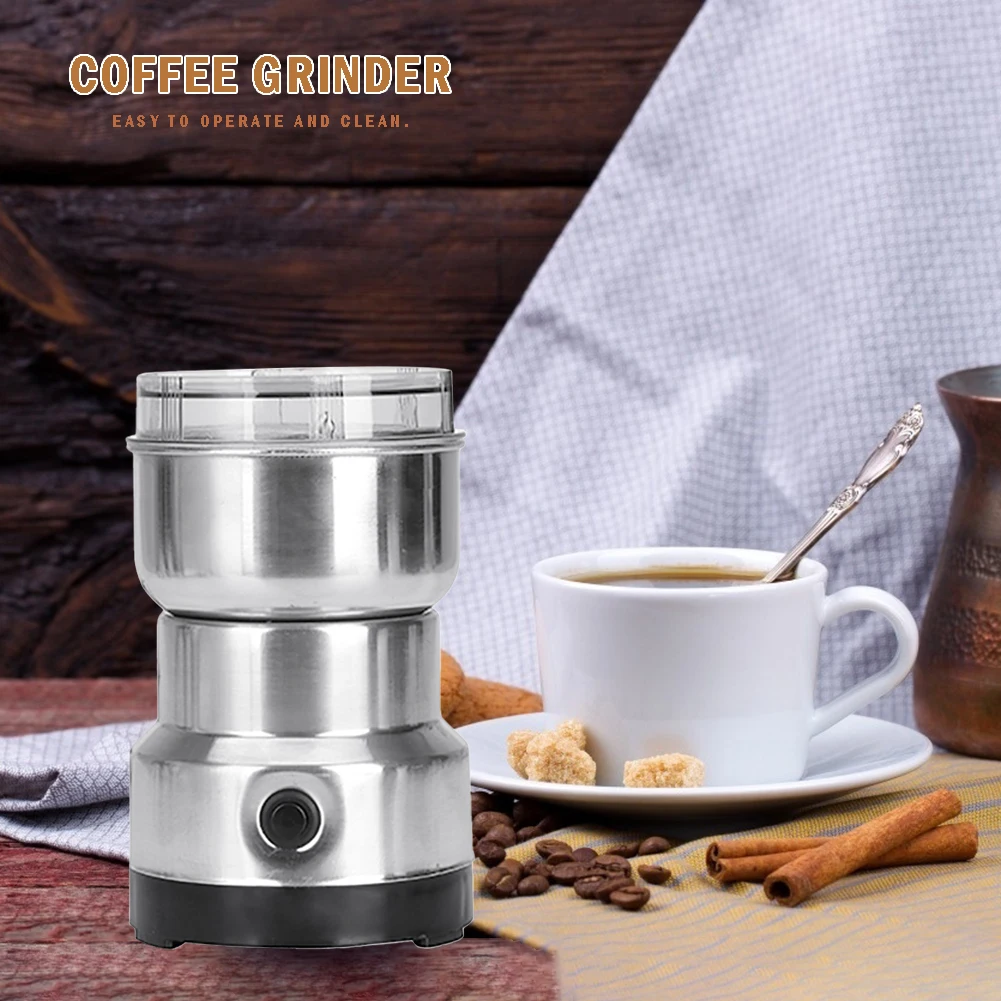 

Multifunctional Coffee Grinder Electric Salt and Pepper Mill Coffee Bean Nut Grinder Powder Machine Kitchen Gadgets EU Plug