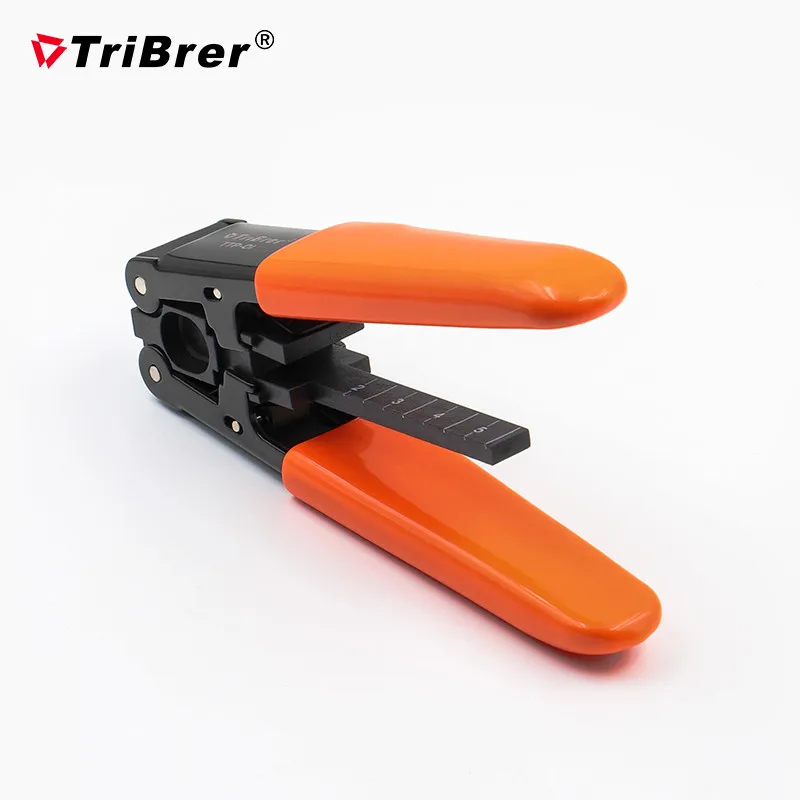 TriBrer TTP-01 Leather cable stripper pliers fiber stripping fiber optic cold picking tool for 2mm/3mm Indoor fiber