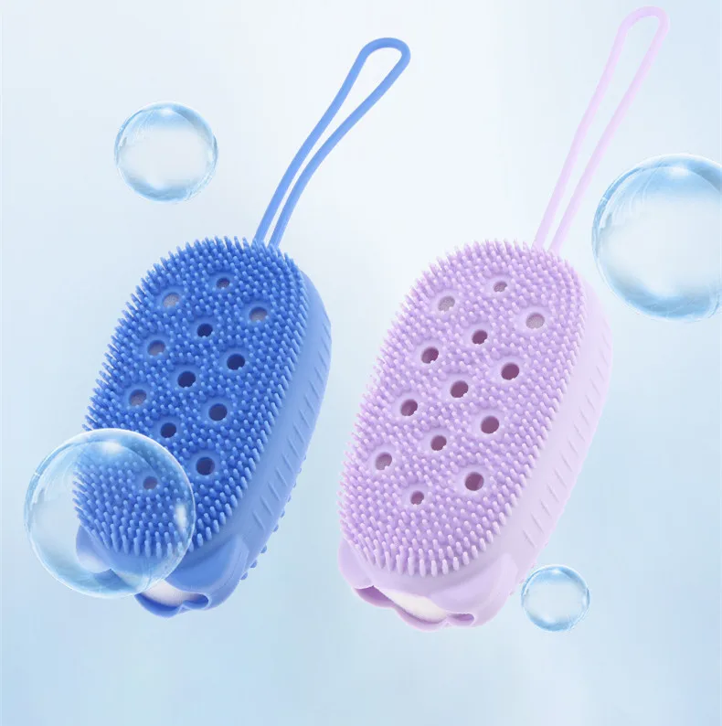 Быстрый вспенивания щетка для мытья Ванная комната мягкий силиконовый натирания