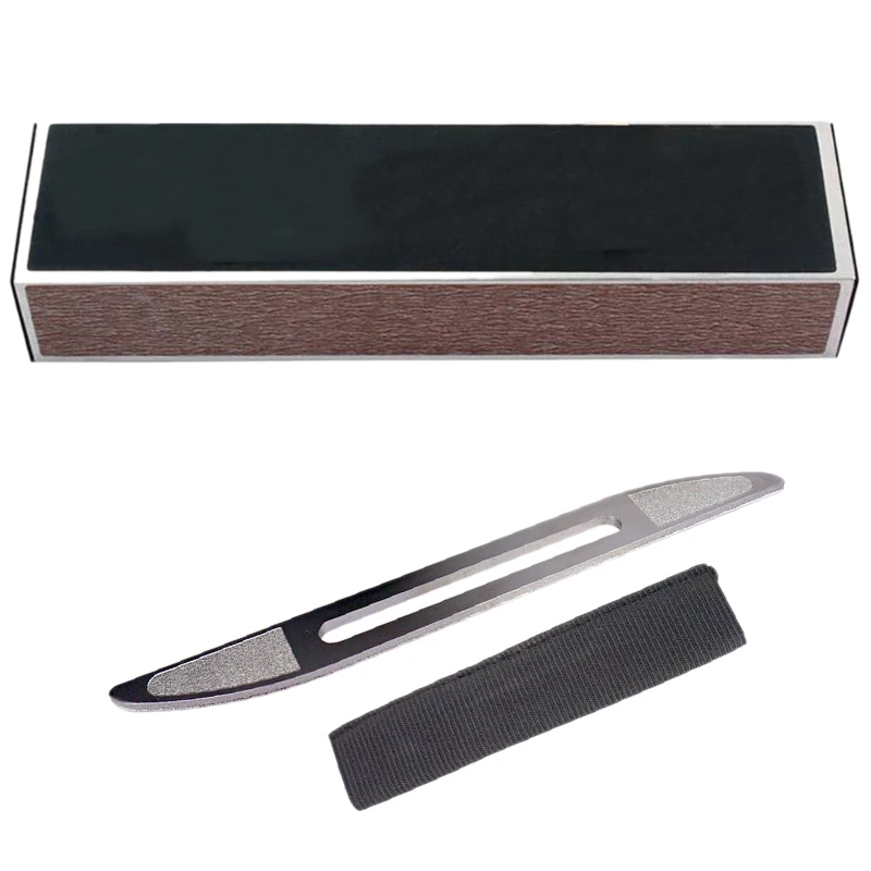 Guitar Fret Sanding Leveler Beam Leveling Bar Bass Luthier Tool with File Stainless Fretboard Guard Protector |