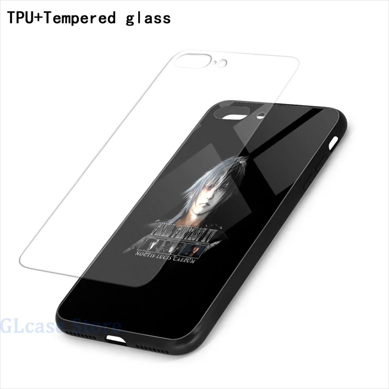 FINAL FANTASY XV - NOCTIS Phone Case For iPhone 12 Pro 11 X XR XS Max 8 7 6 6s Plus 5s Soft TPU Glass Back Cover | Мобильные
