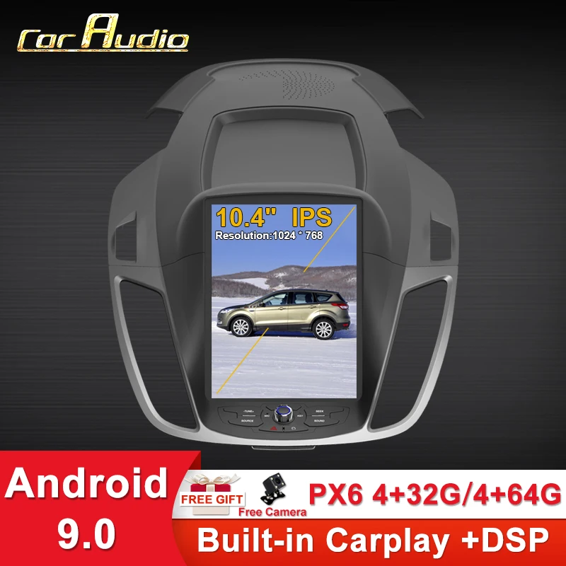 baratas Navegação Gps Do Jogador De Cd Do Carro Do Estilo De Tesla Do Andróide 9 Para O Jogador Principal Estereofônico 2013-2018 Dos Multimédios Da Unidade De Cabeça Do Rádio Do Automóvel De Ford Kuga