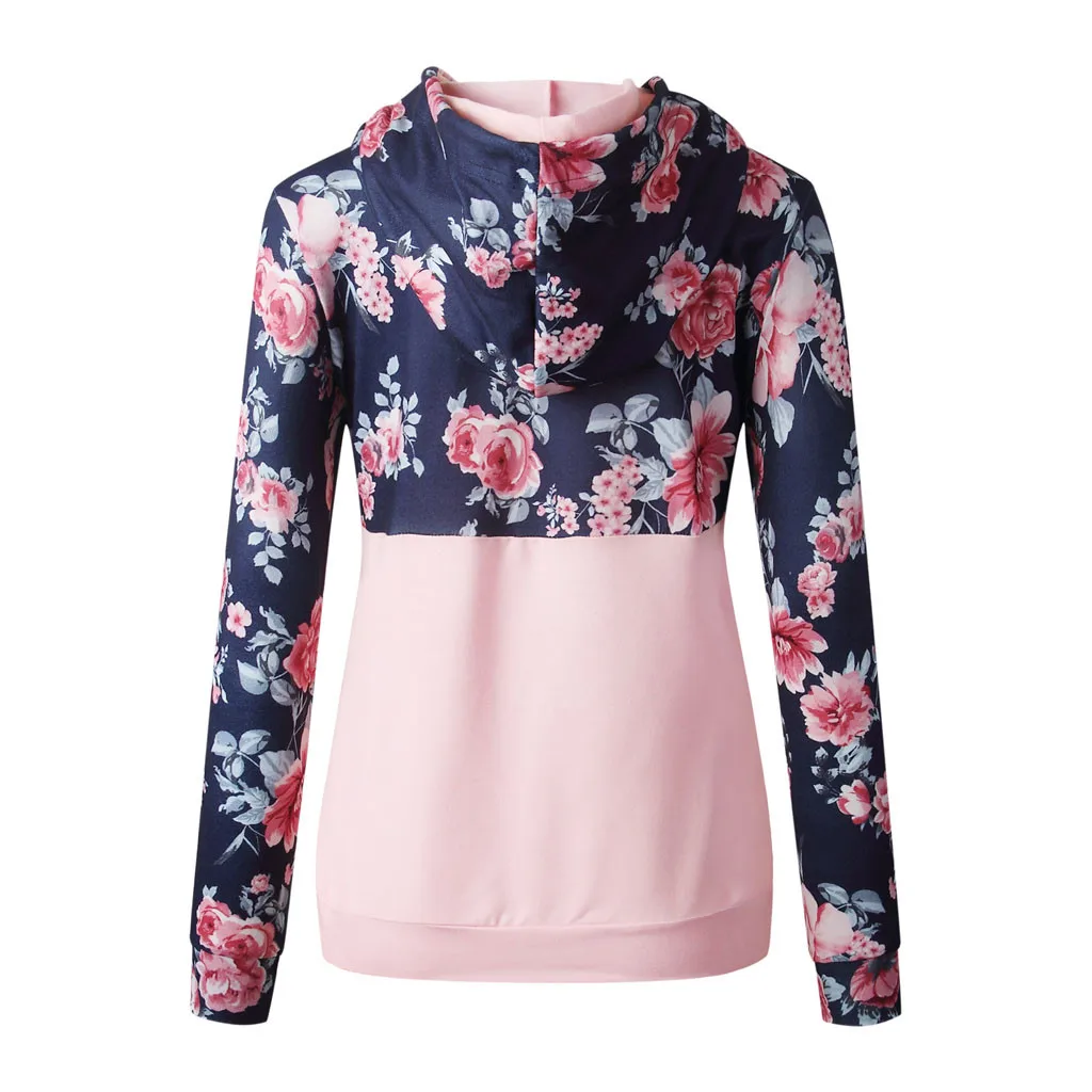 

Sweatshirt Women's Clothing Solid Hoodies Prints Patchwork Long Sleeve casual Pullover Shirt hoodies girls Women's sweatshirt