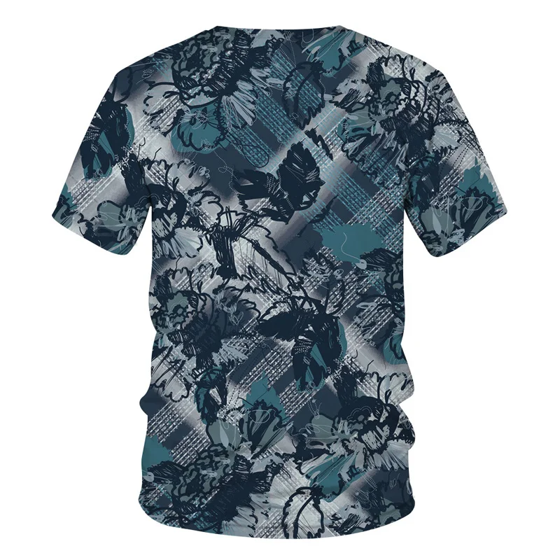 Мужской модный летний свитер с коротким вырезом и принтом манго | Мужская одежда