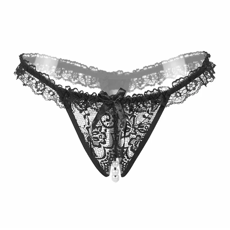 5 шт./лот кружевные стринги трусики жемчужное нижнее белье сексуальные женское с