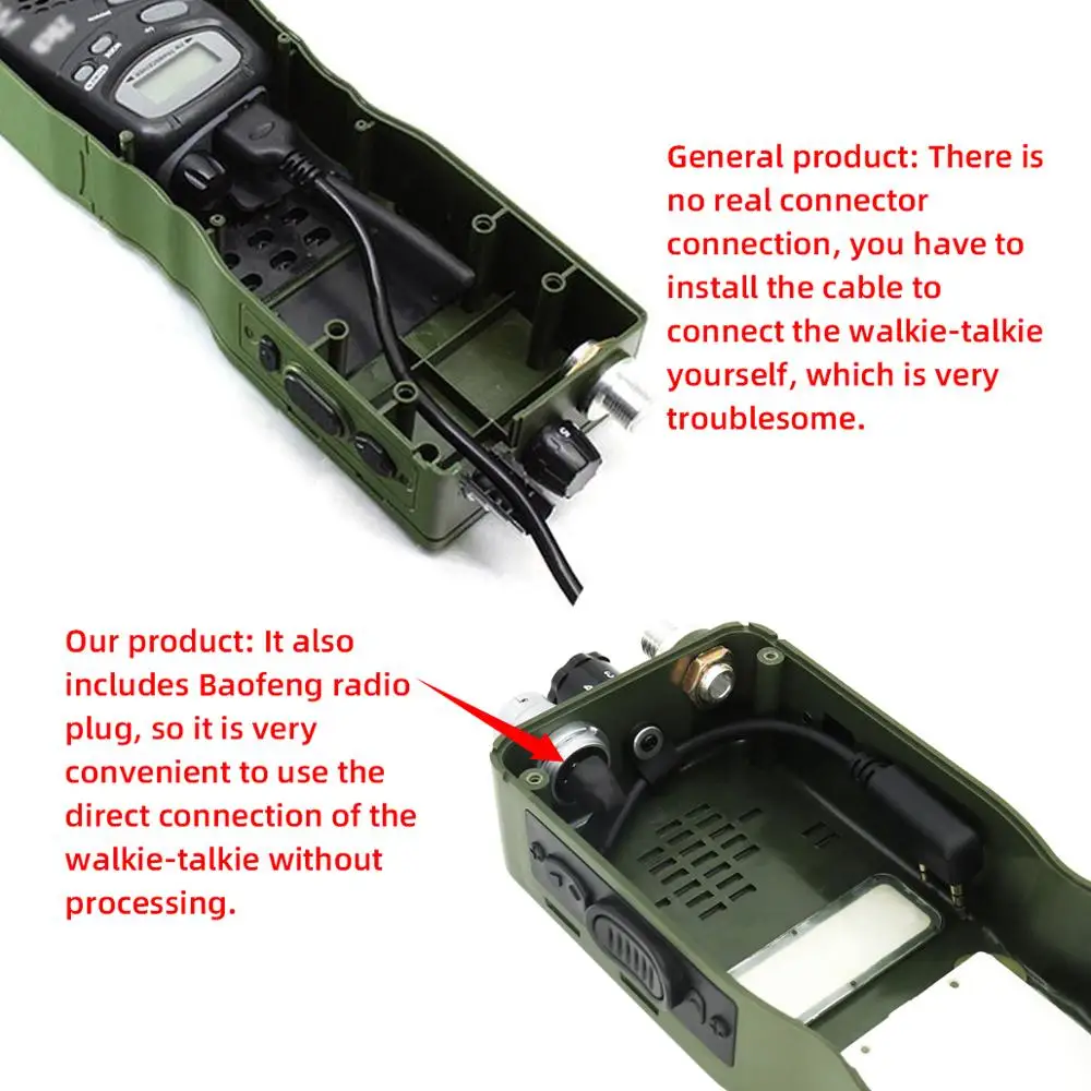 AN/PRC-152 PRC 148 Harris Dummy Radio Box, Baofeng Radio’s military walkie-talkie model, no function