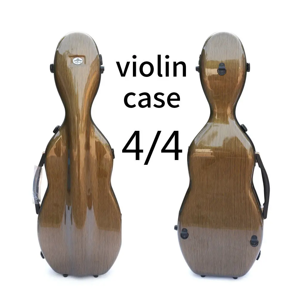 Синий чехол из углеродного волокна для скрипки 4/4 размера прочная легкая черная