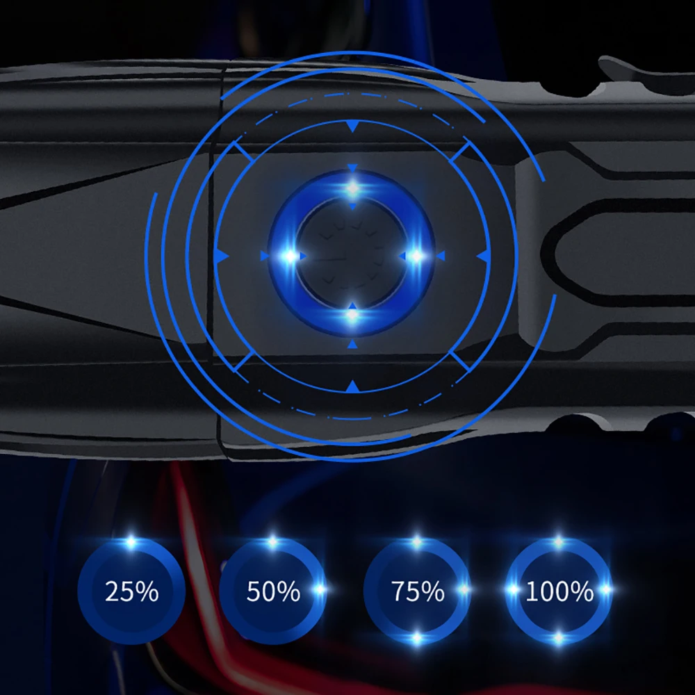 BORUiT W69 светодиодный тактический фонарь супер яркий XHP90 перезаряжаемый зум Power Bank