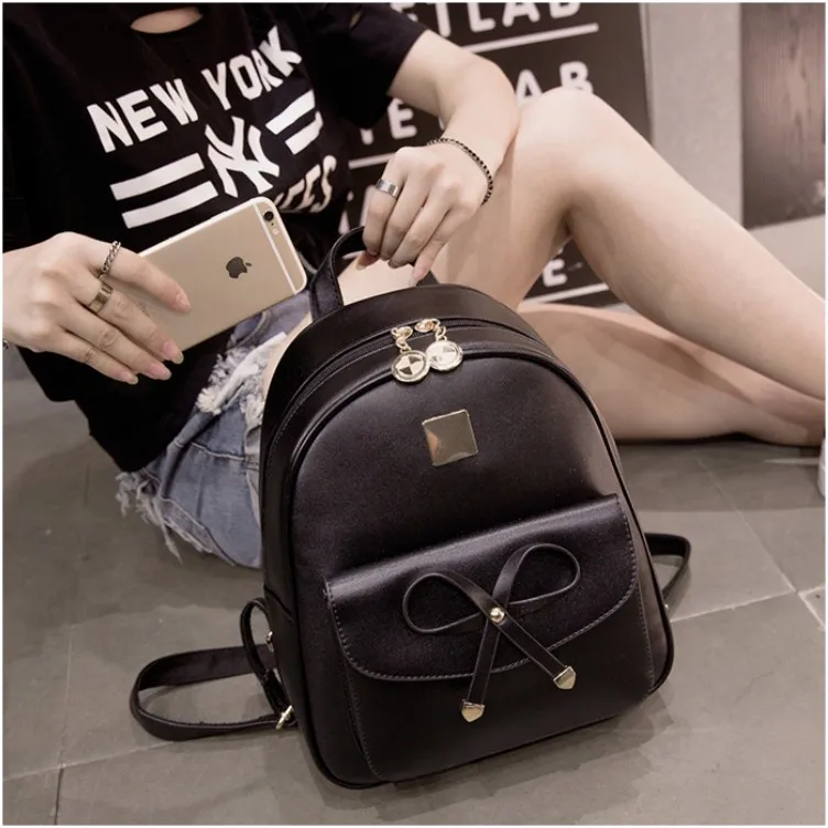 

Hot Women Backpacks Designer High Quality Soft Leather Fashion Back Bag Brand Female Travel Bags Mochilas Mujer 2020 Backbags