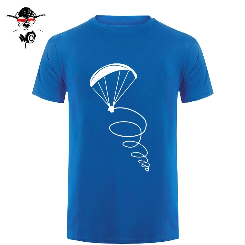 Летняя новая модная мужская футболка с принтом летчика хлопковая коротким