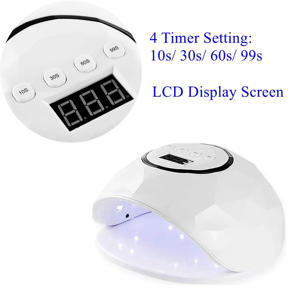 Светодиодный УФ-гель-Сушилка для ногтей 86 Вт сушки гель-лака | Красота и здоровье