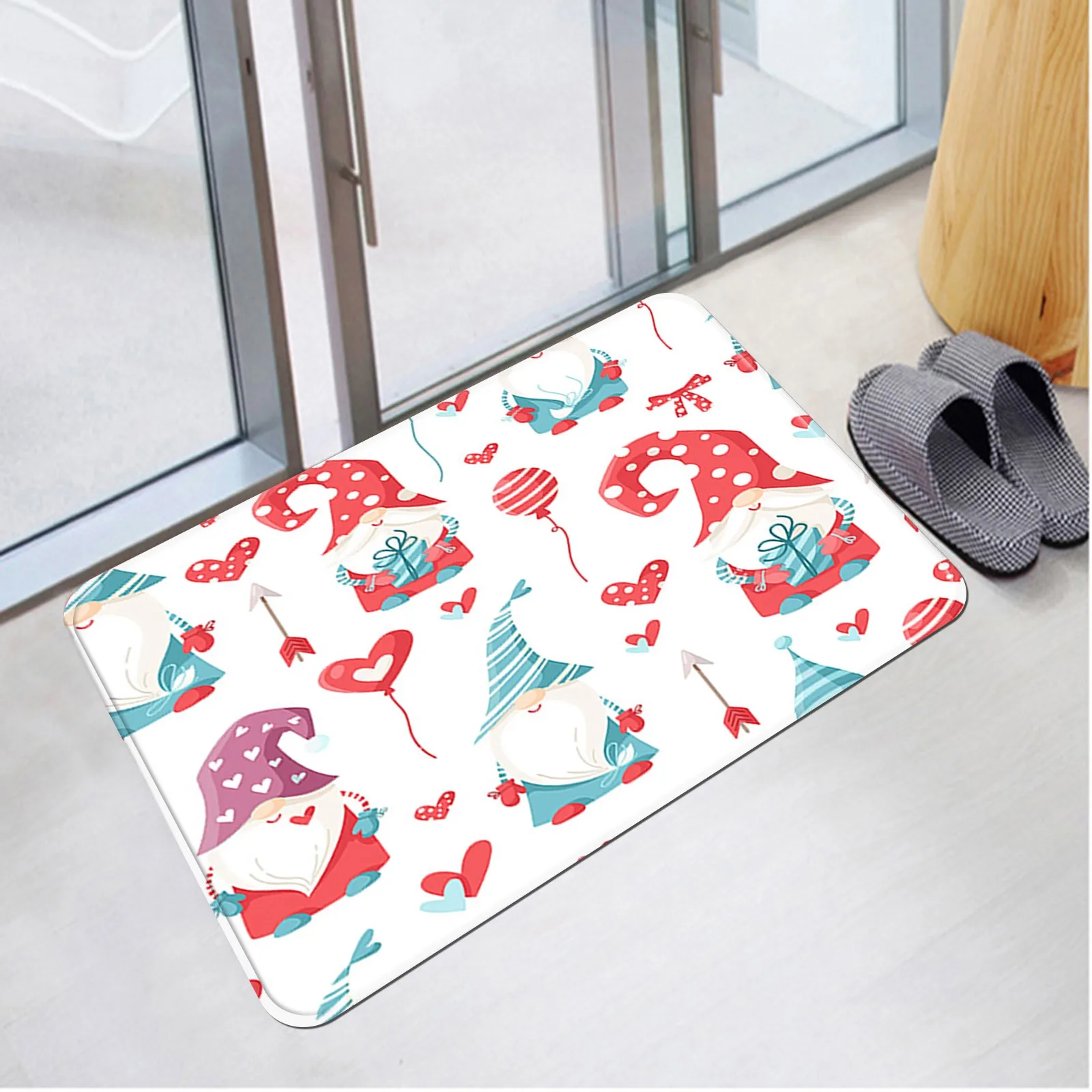 

Valentine's Day Welcome Doormats Home Carpets Decor Carpet Living Room Carpet Bedside Home Decor Rugs Soft Velvet Mat#50