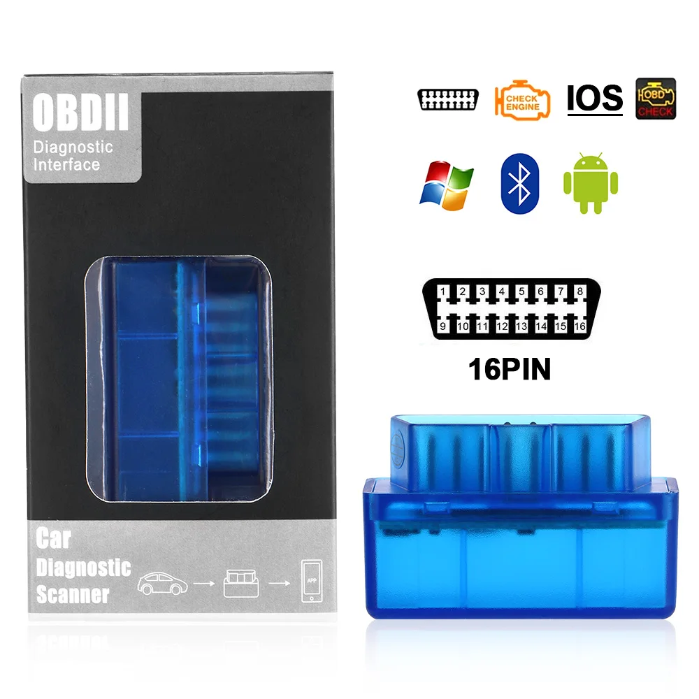 

IOS Code Reader Mini ELM327 OBD2 Bluetooth Repairing Tools Car Diagnostic Scanner For Android Windows