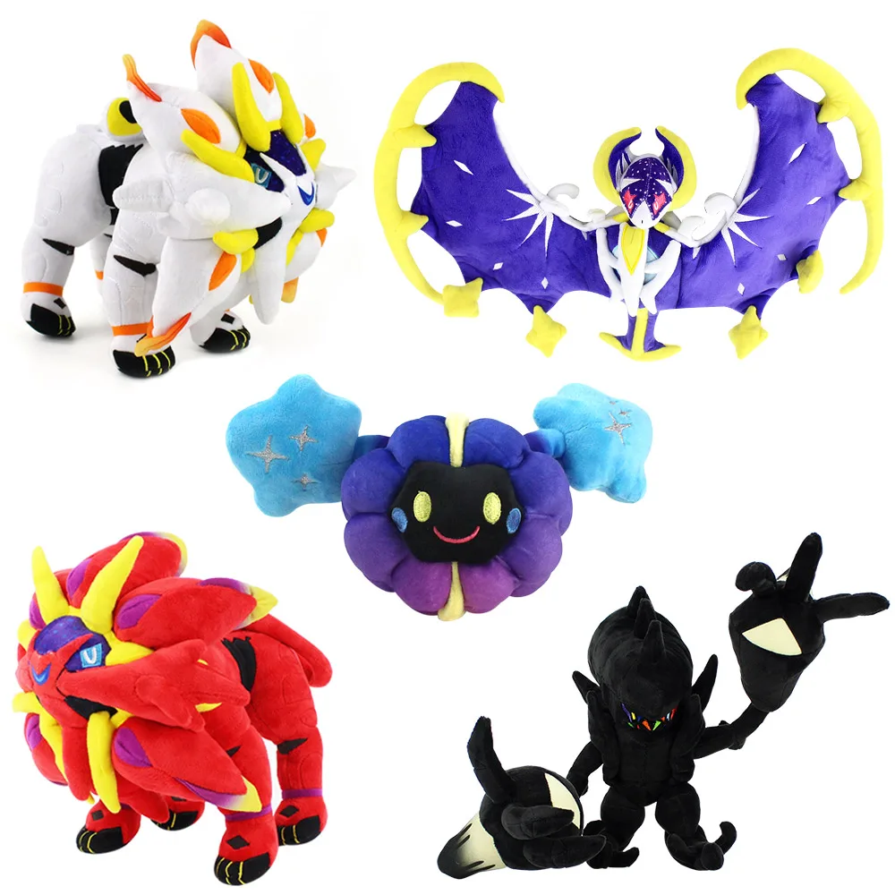 Японская аниме фигурка алола солгалео лунала Cosmog SUN & MOON Necrozma мягкие плюшевые